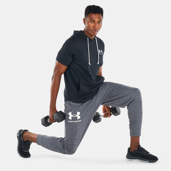 Under Armour Men's UA Rival Terry LC Hoodie Black Under Armour Men's UA Rival Terry LC Hoodie Black image number 2