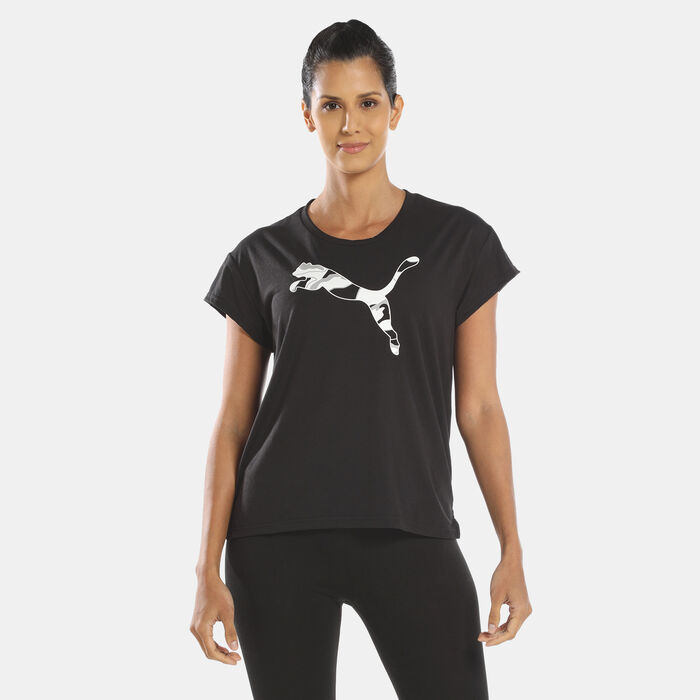 Buy PUMA Women\'s Sports -SSS in Modern KSA T-Shirt Black