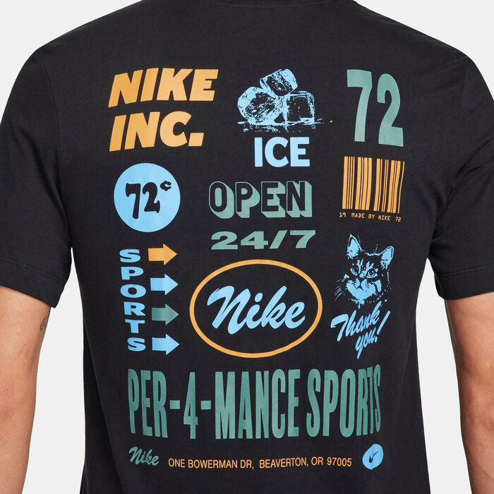 Nike Men's Dri-FIT Fitness T-Shirt Black Nike Men's Dri-FIT Fitness T-Shirt Black image number 2