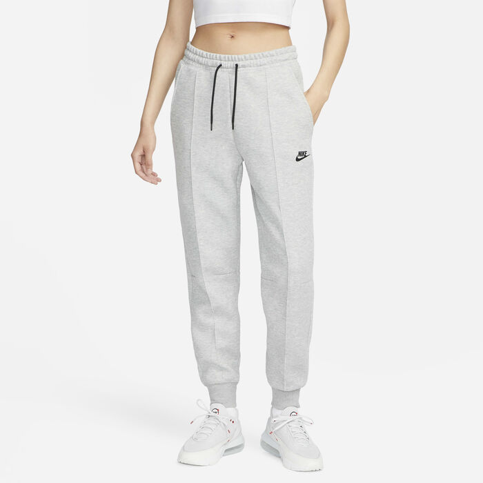Nike Women's Sportswear Tech Fleece Mid-Rise Joggers Grey Nike Women's Sportswear Tech Fleece Mid-Rise Joggers Grey image number 0