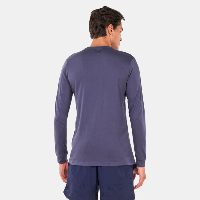 Under Armour Men's Project Rock Brahma Bull Long Sleeve T-Shirt Purple Under Armour Men's Project Rock Brahma Bull Long Sleeve T-Shirt Purple image number 1