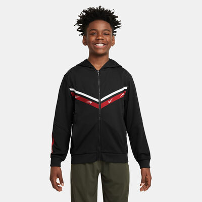 Nike Kids' Sportswear Club+ Full-Zip Hoodie (Older Kids) Black Nike Kids' Sportswear Club+ Full-Zip Hoodie (Older Kids) Black
