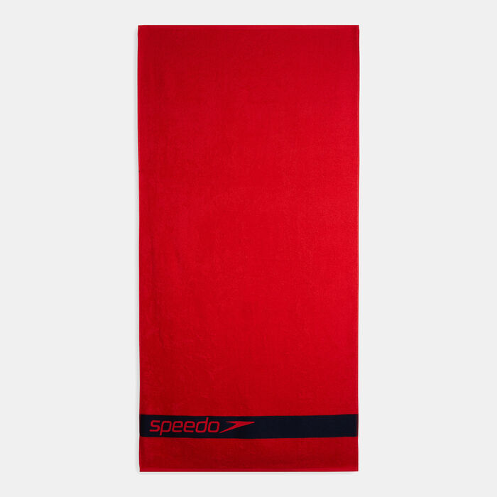 Speedo Border Towel Red Speedo Border Towel Red image number 0