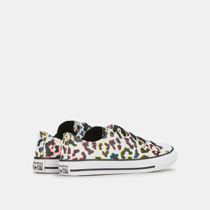 Converse Kids' Chuck Taylor All Star Leopard Print Canvas Unisex Shoe White Converse Kids' Chuck Taylor All Star Leopard Print Canvas Unisex Shoe White image number 2