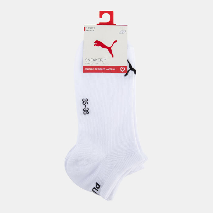 PUMA Logo Socks (3 Pairs) White PUMA Logo Socks (3 Pairs) White image number 0