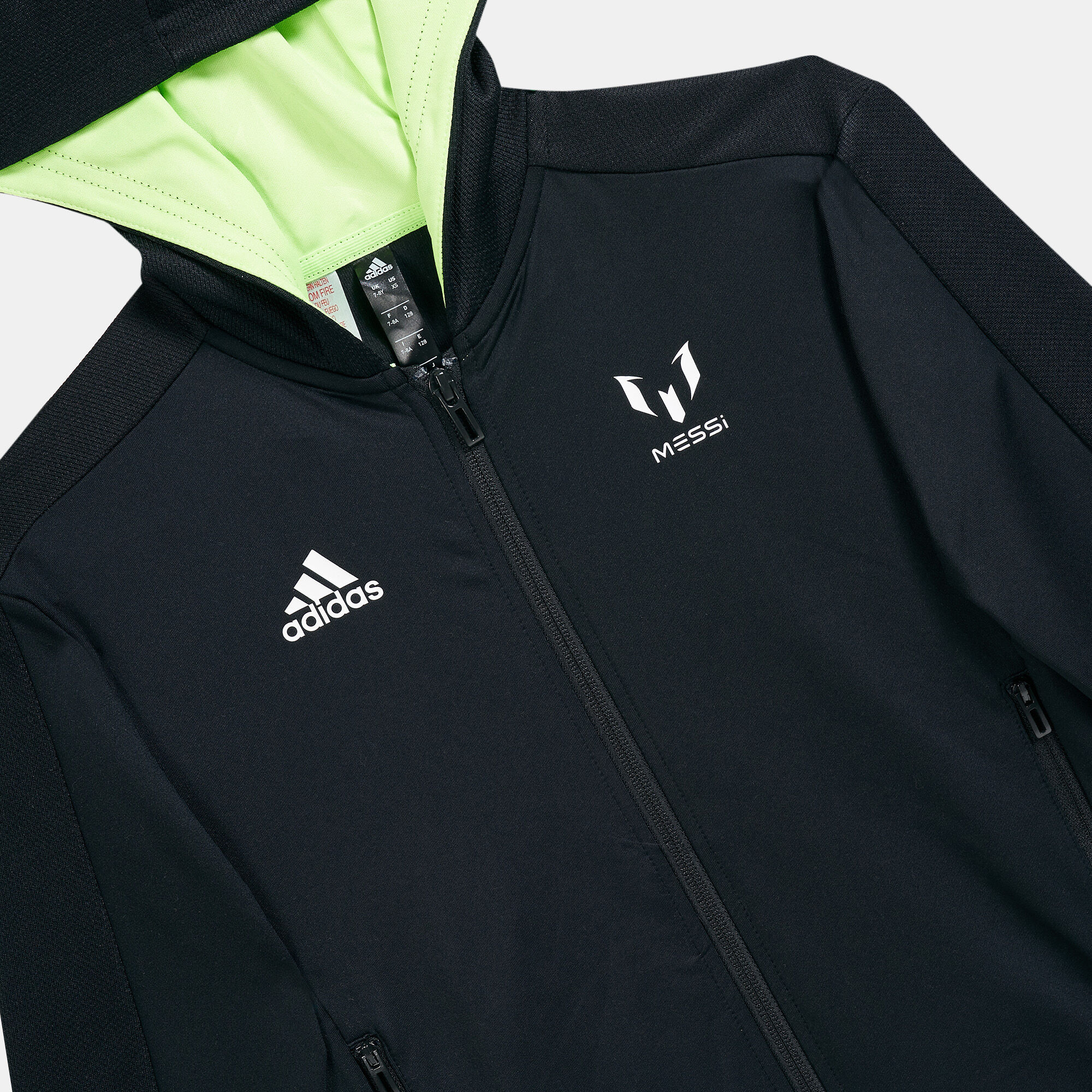 Adidas messi hoodie junior sales