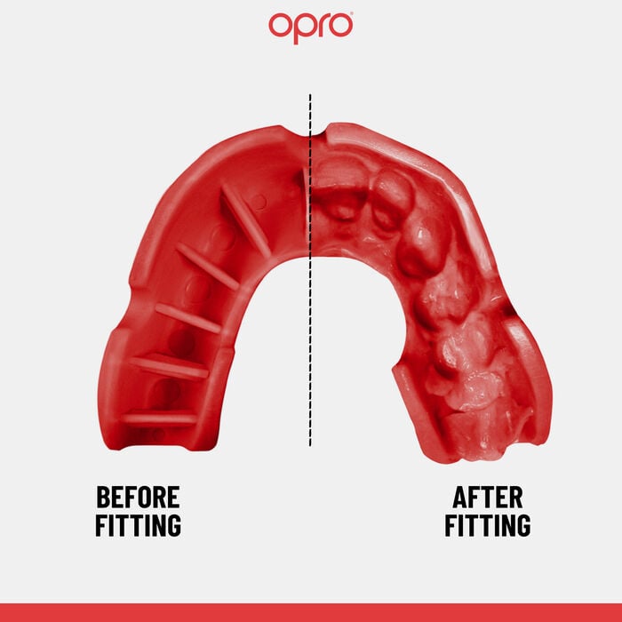 OPRO Self-Fit UFC Bronze-Level MMA Mouth Guard Red OPRO Self-Fit UFC Bronze-Level MMA Mouth Guard Red image number 3