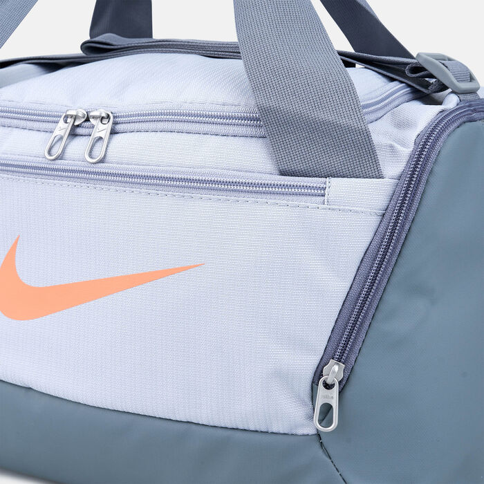 Nike Brasilia 9.5 Training Duffel Bag (Extra-Small) Grey Nike Brasilia 9.5 Training Duffel Bag (Extra-Small) Grey image number 3