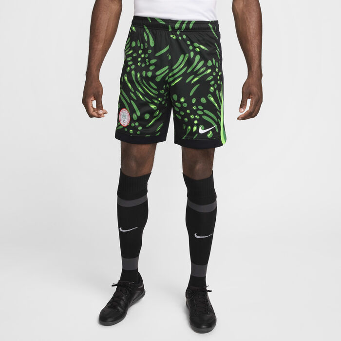 Nike Men's Nigeria 2024 Stadium Away Dri-FIT Football Replica Shorts Green Nike Men's Nigeria 2024 Stadium Away Dri-FIT Football Replica Shorts Green image number 0