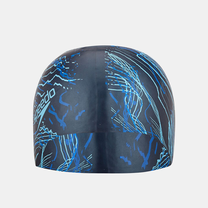 Speedo Long Hair Printed Swimming Cap Multi-Color Speedo Long Hair Printed Swimming Cap Multi-Color image number 0