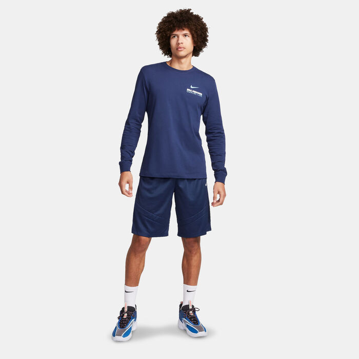 Nike Men's Icon Dri-FIT Basketball Shorts Blue Nike Men's Icon Dri-FIT Basketball Shorts Blue image number 2