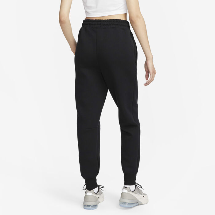 Nike Women's Sportswear Tech Fleece Mid-Rise Joggers Black Nike Women's Sportswear Tech Fleece Mid-Rise Joggers Black image number 1