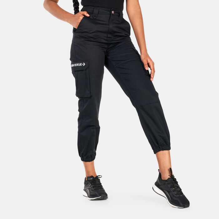 Converse Men's Cargo Joggers Black Converse Men's Cargo Joggers Black image number 0