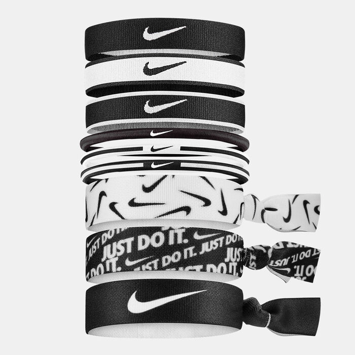 Nike Women's Mixed Hairbands (9 Pieces) Black Nike Women's Mixed Hairbands (9 Pieces) Black image number 0