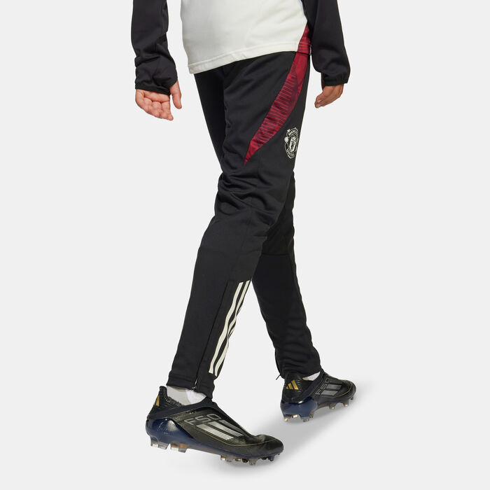 adidas Kids' Manchester United Tiro 24 Football Training Pants Black image number 1