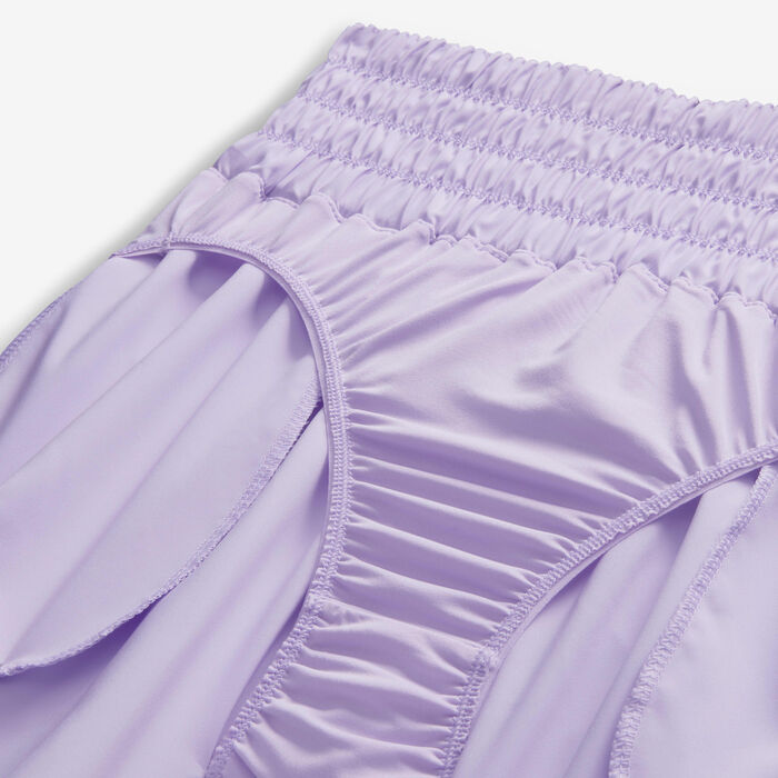 Nike Women's Dri-FIT One Ultra High-Waisted Shorts Purple Nike Women's Dri-FIT One Ultra High-Waisted Shorts Purple image number 3