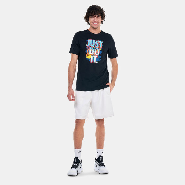 Nike Men's Dri-FIT Just Do It Basketball T-Shirt Black Nike Men's Dri-FIT Just Do It Basketball T-Shirt Black image number 2
