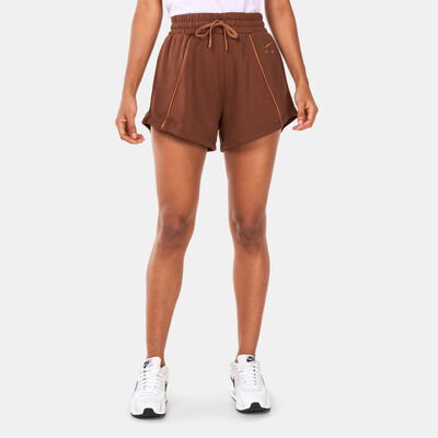 Nike Women's Sportswear Air Fleece Shorts Brown
