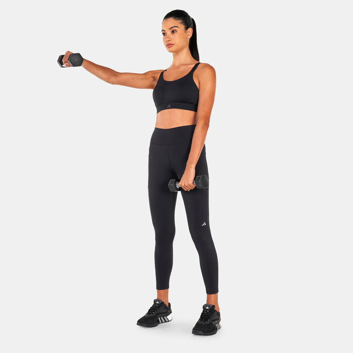 adidas Women's Tailored Impact Training High-Support Sports Bra Black adidas Women's Tailored Impact Training High-Support Sports Bra Black image number 2