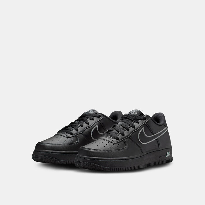 Nike Kids' Air Force 1 Shoes Black image number 1