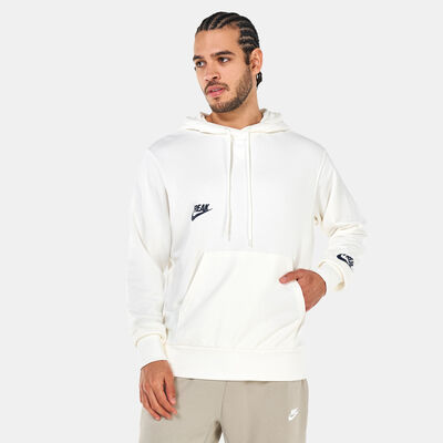 Nike Men's Giannis Pullover Basketball Hoodie White