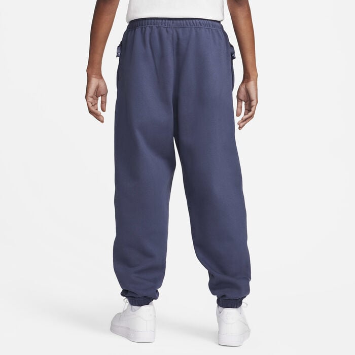 Nike Men's Solo Swoosh Fleece Pants Blue Nike Men's Solo Swoosh Fleece Pants Blue image number 1