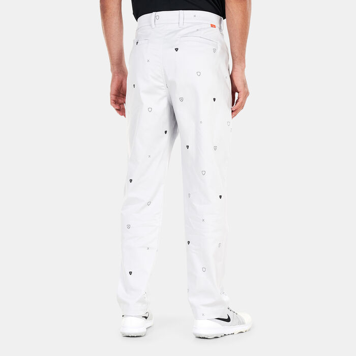 Nike Men's Dri-FIT UV Chino Printed Pants White image number 1