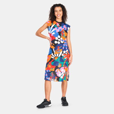 adidas Women's x FARM Rio Dress Multi-Color