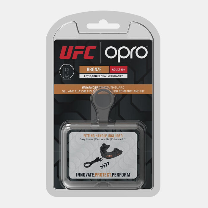 OPRO Self-Fit UFC Bronze-Level MMA Mouth Guard Black OPRO Self-Fit UFC Bronze-Level MMA Mouth Guard Black image number 1