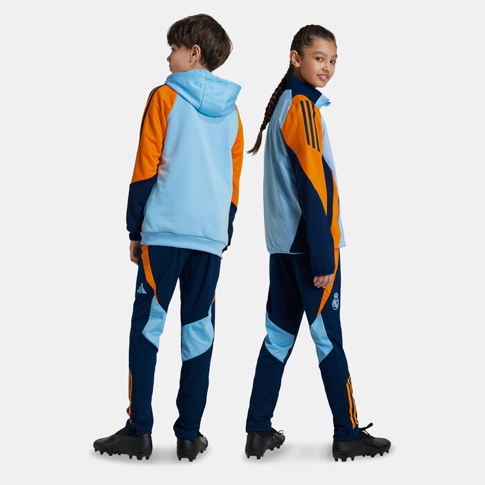 adidas Kids' Real Madrid Tiro 24 Competition Training Football Pants Blue adidas Kids' Real Madrid Tiro 24 Competition Training Football Pants Blue image number 1