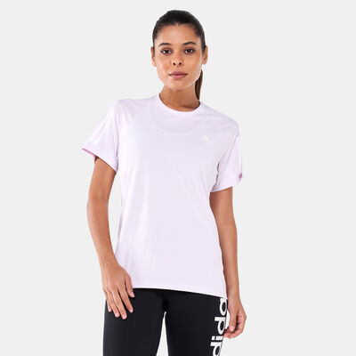 adidas Women's Own the Run T-Shirt Pink