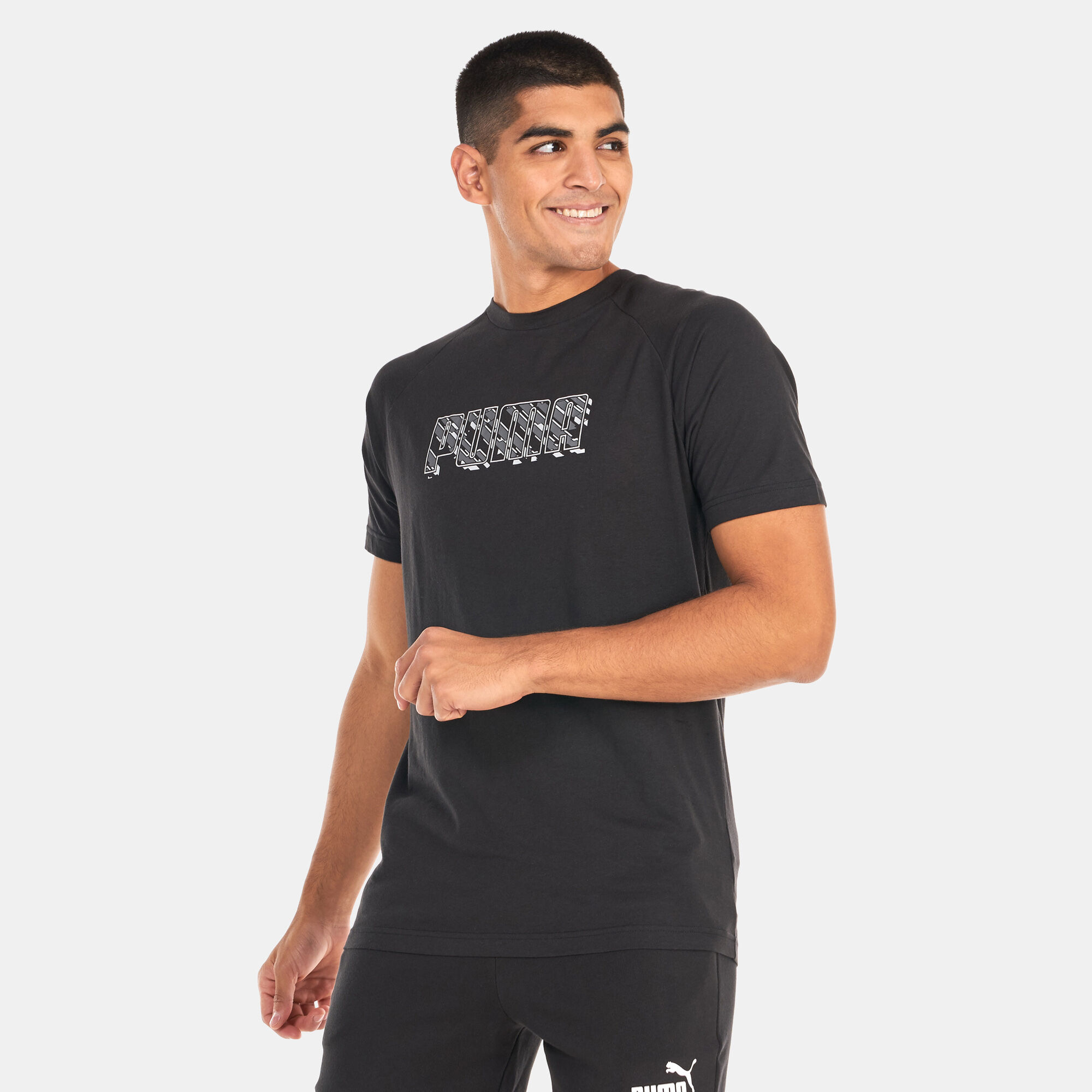 Buy PUMA Men s DYNA MIX Graphic T Shirt Black in KSA SSS