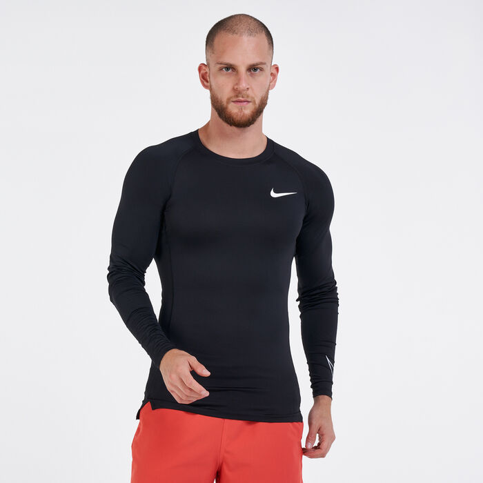 Nike Men's Pro Dri-Fit Tight T-Shirt Black Nike Men's Pro Dri-Fit Tight T-Shirt Black image number 0