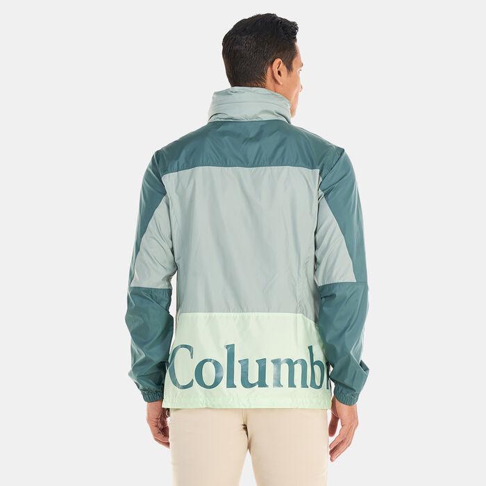Columbia Men's Point Park™ Windbreaker Jacket Green Columbia Men's Point Park™ Windbreaker Jacket Green image number 1