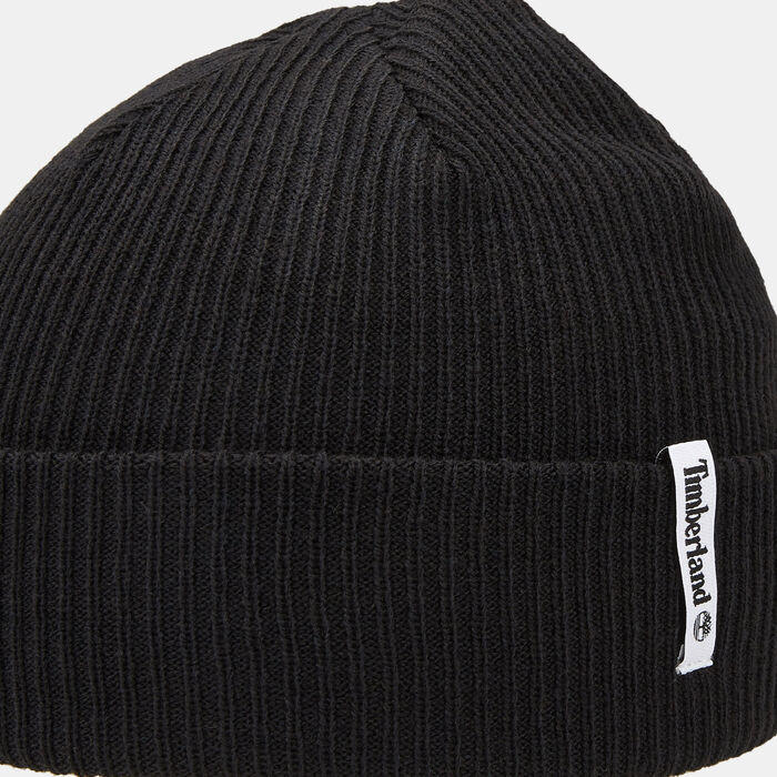 Timberland Men's Brand Mission Beanie Black Timberland Men's Brand Mission Beanie Black image number 2