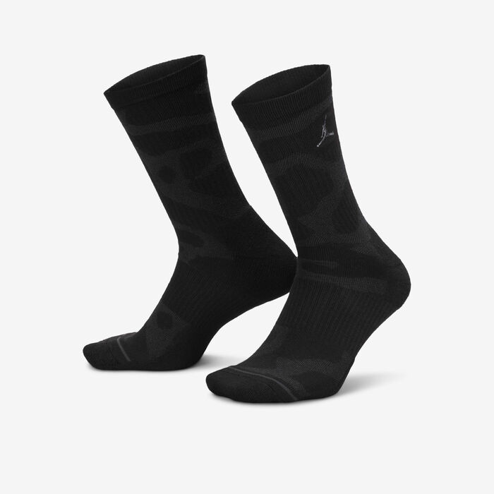 Jordan Everyday Cushioned Crew Socks Black Jordan Everyday Cushioned Crew Socks Black image number 0
