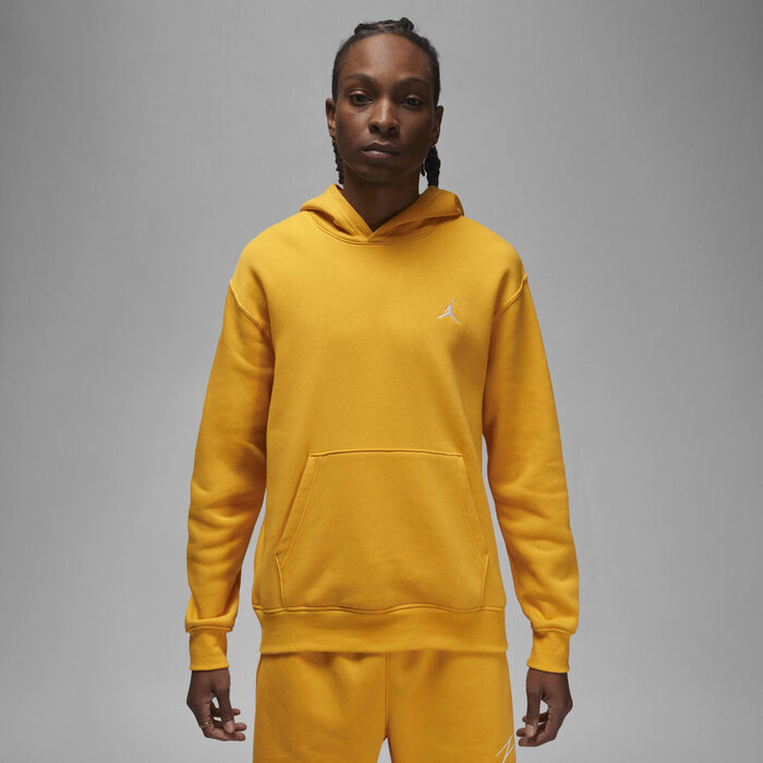 Jordan Men's Brooklyn Fleece Printed Pullover Hoodie Orange Jordan Men's Brooklyn Fleece Printed Pullover Hoodie Orange image number 0
