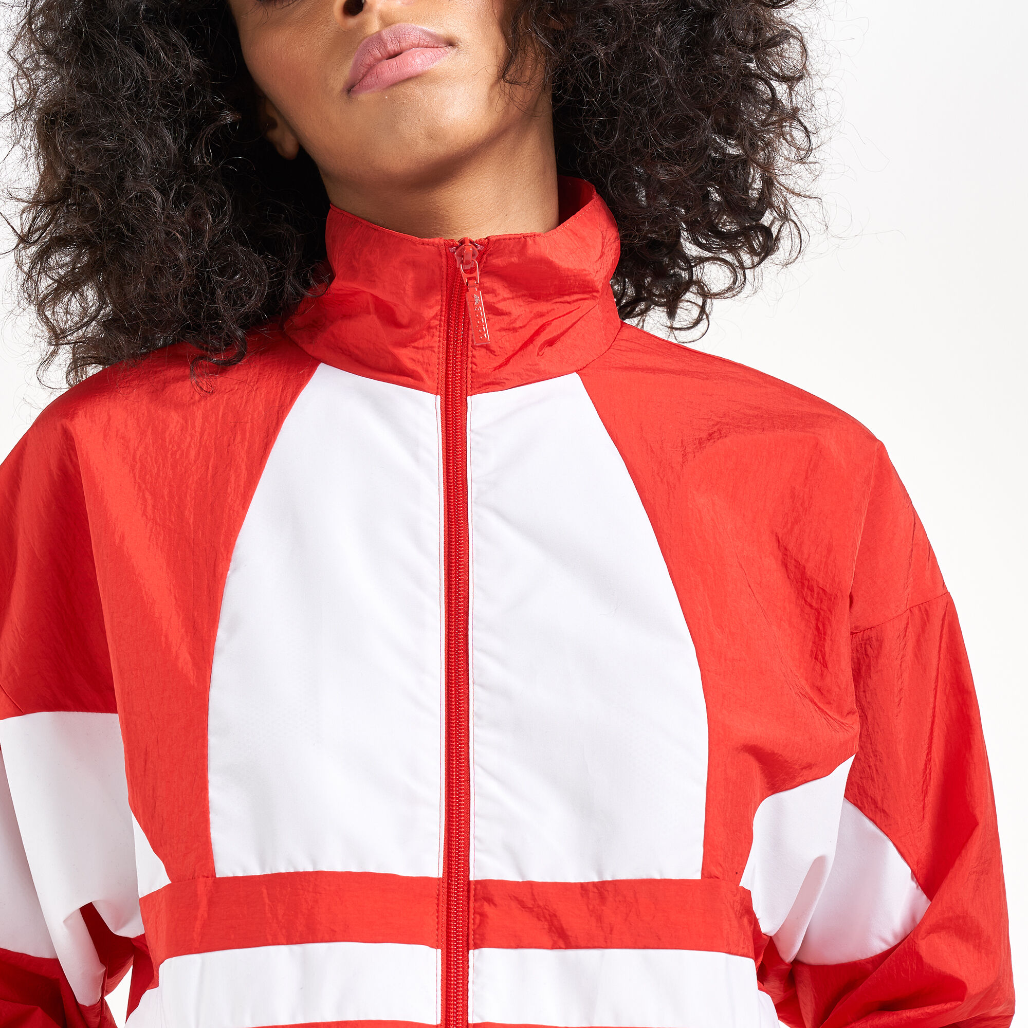 Women's red and white adidas jacket new arrivals
