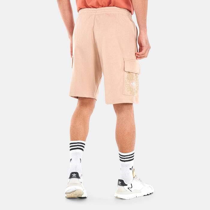 adidas Originals Men's Graphic Ozworld Cargo Pants Beige adidas Originals Men's Graphic Ozworld Cargo Pants Beige image number 1
