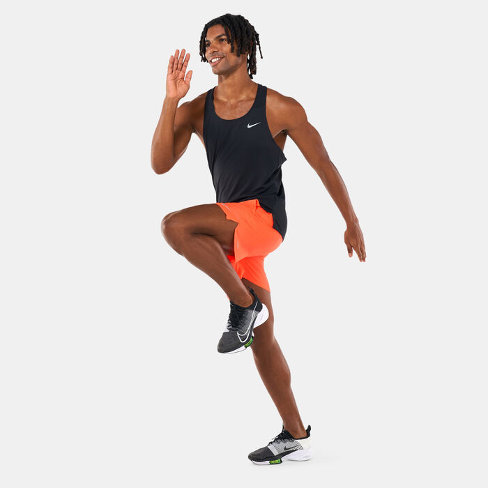 Nike Men's Dri-FIT Fast Singet Tank Top Black image number 2