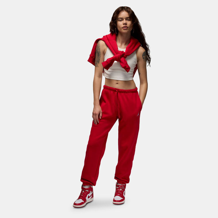 Jordan Women's Brooklyn Fleece Pants Red Jordan Women's Brooklyn Fleece Pants Red image number 2
