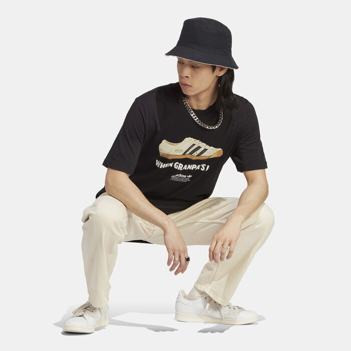 adidas Originals Men's Graphics New Age T-Shirt Black image number 2