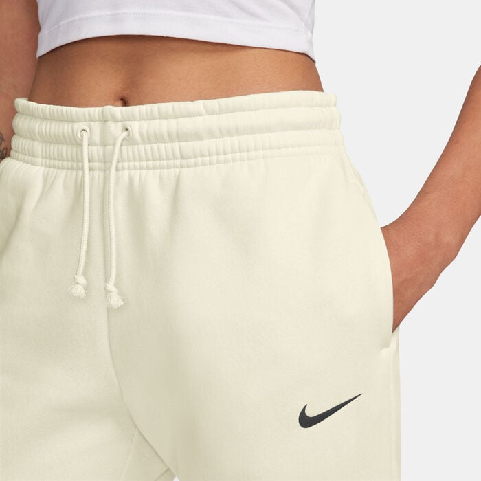 Nike Women's Sportswear Phoenix Fleece Sweatpants Ivory Nike Women's Sportswear Phoenix Fleece Sweatpants Ivory image number 3