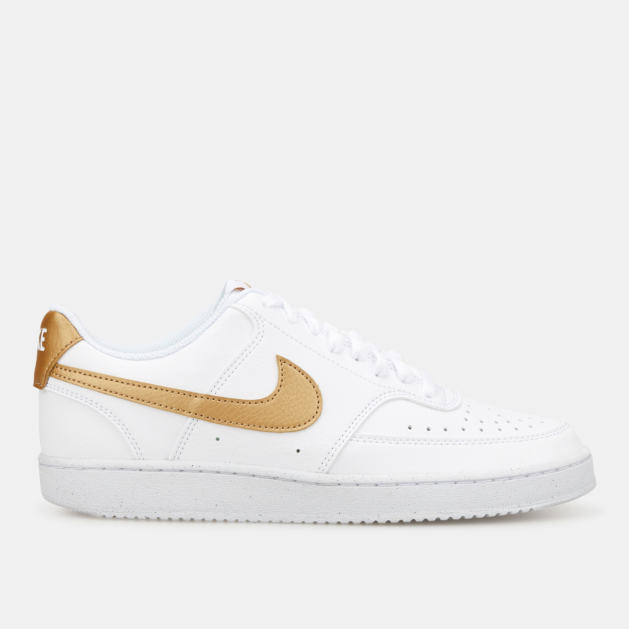 White and gold nike shoes womens online