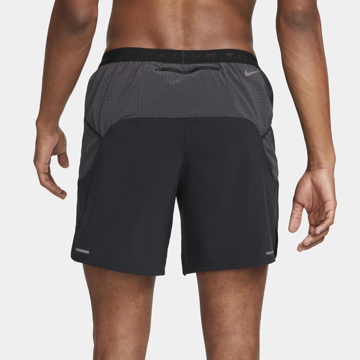 Nike Men's Trail Second Sunrise Dri-FIT Running Shorts Black Nike Men's Trail Second Sunrise Dri-FIT Running Shorts Black image number 2