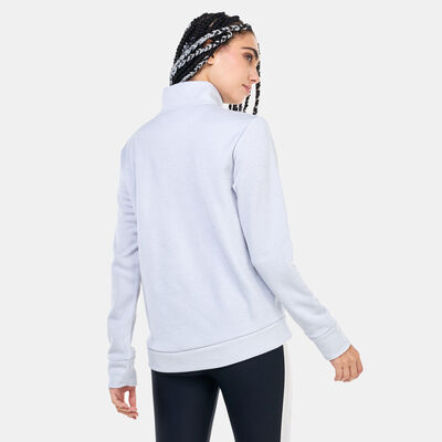 Under Armour Women's Armour Fleece® ¼ Zip Top Grey Under Armour Women's Armour Fleece® ¼ Zip Top Grey