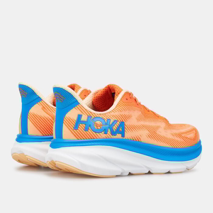 HOKA Men's Clifton 9 Running Shoe Orange HOKA Men's Clifton 9 Running Shoe Orange image number 3