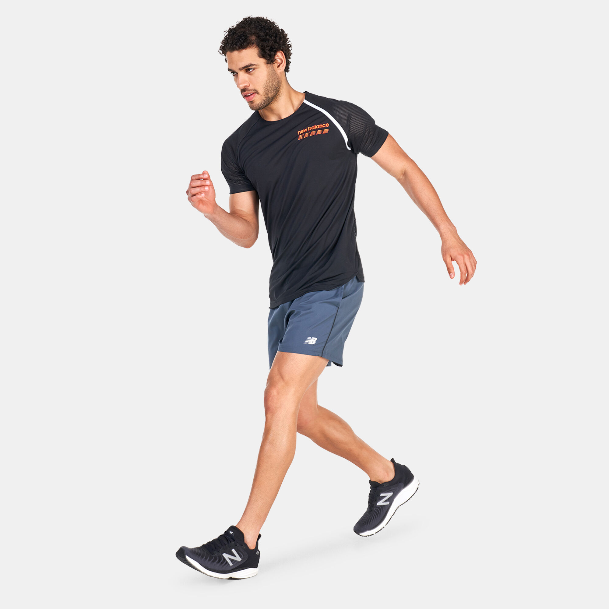 New balance core running shorts shop