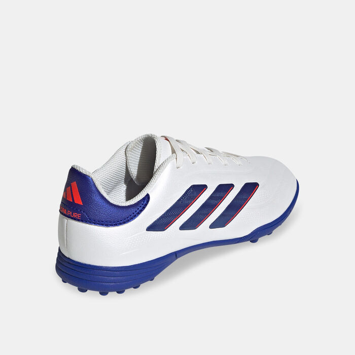 adidas Kids' Copa Pure 2 League Turf Ground Football Shoes Blue image number 2