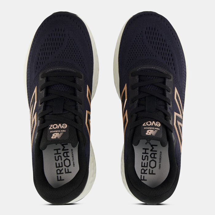 New Balance Women's Fresh Foam X EVOZ v3 Running Shoes White New Balance Women's Fresh Foam X EVOZ v3 Running Shoes White image number 4